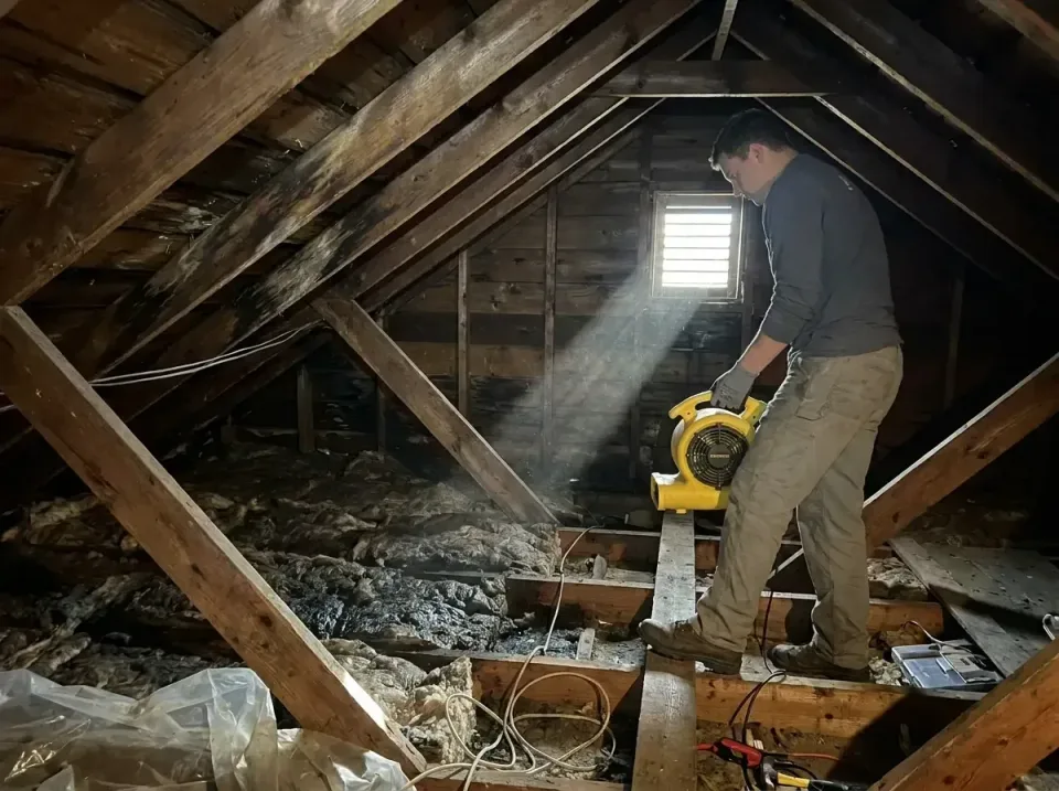 attic-water-damage-drying-proc-007 — frequently asked questions, Emergency Water Extraction & 24/7 Flood Response in Eatonto…